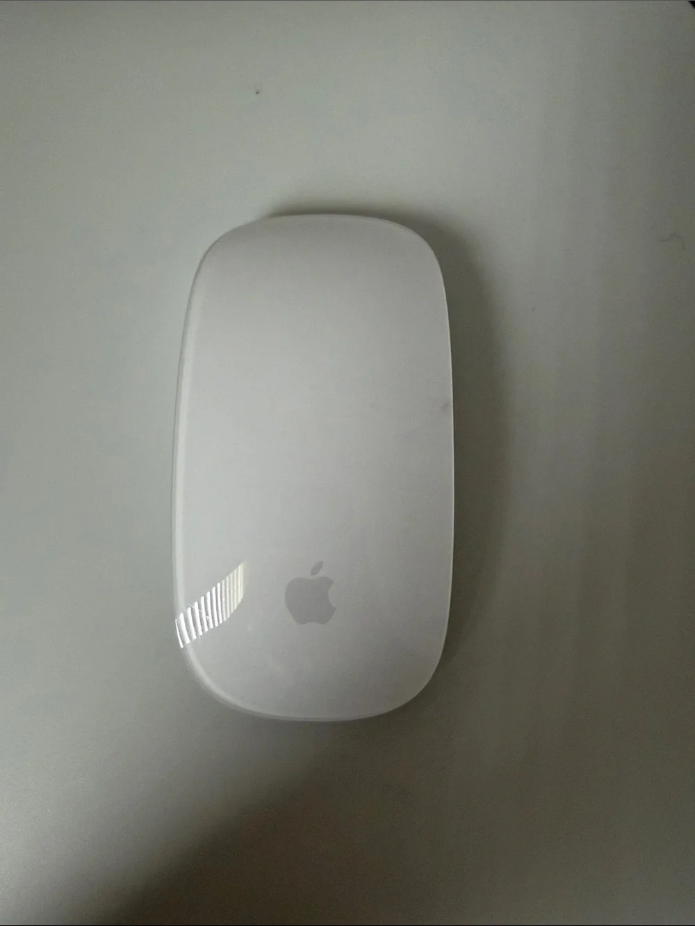 Apple Magic Mouse - White and Silver Wireless Multi-Touch Mouse